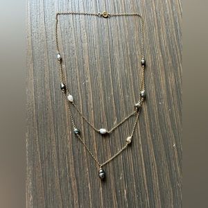 Tahitian Keshi necklace